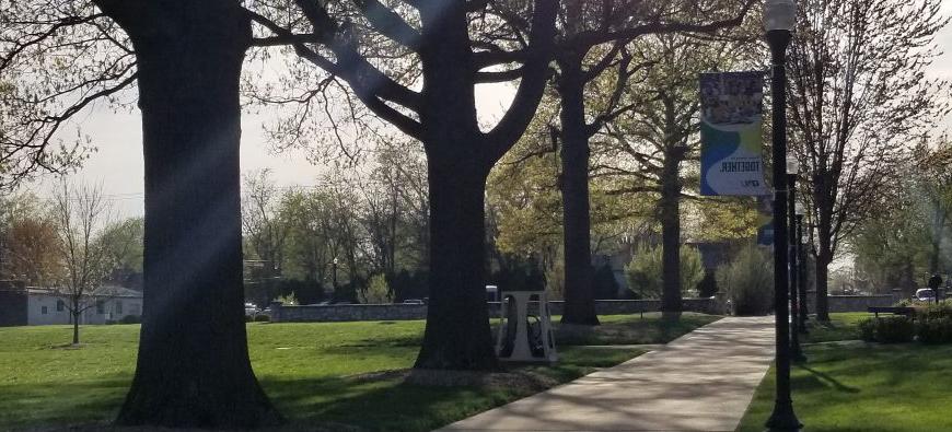 campus walkway